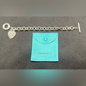 Tiffany Heart Toggle Bracelet-8” AUTHENTIC